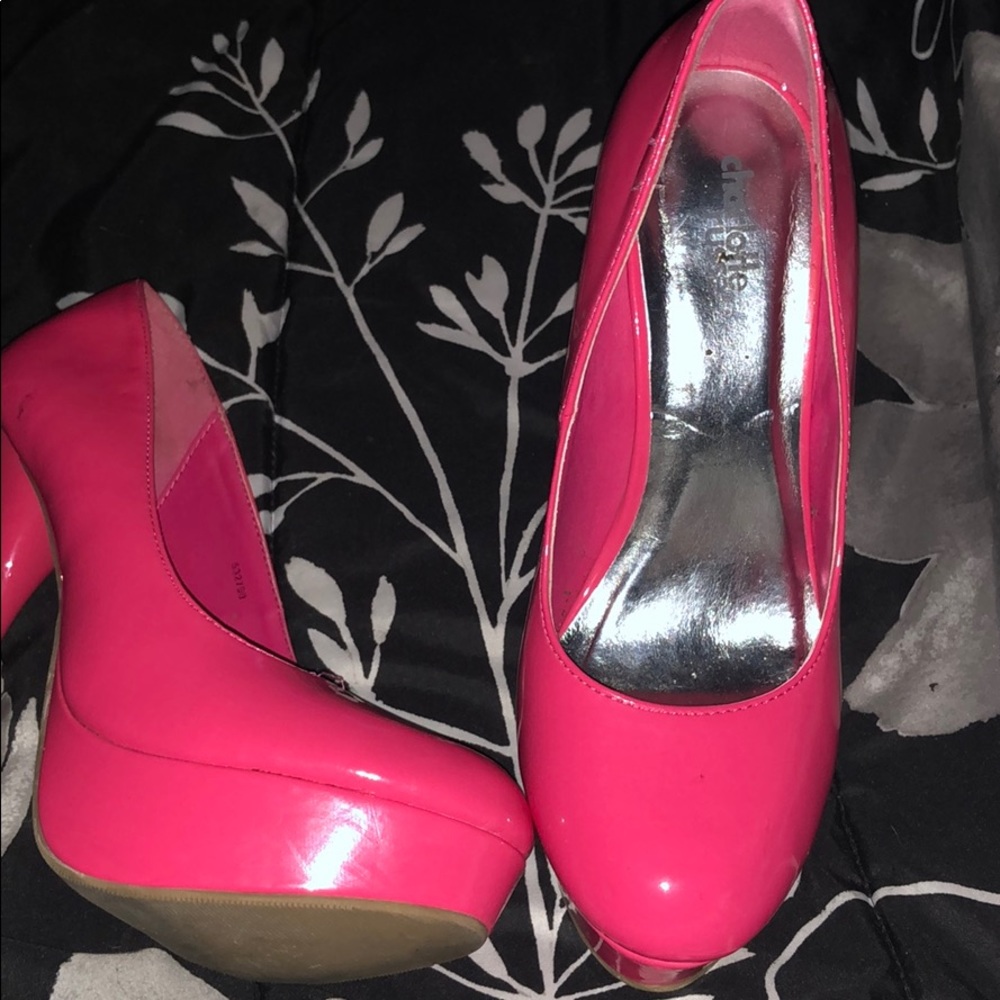 Pink heels